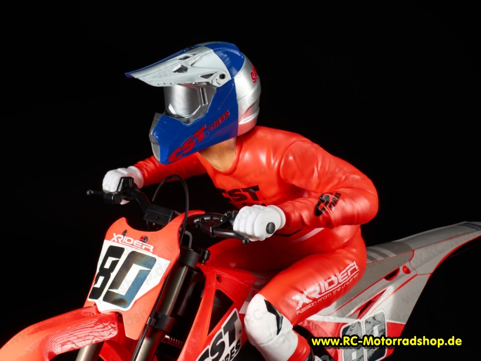 SAG-ARR-RD: X-Rider 1:4 Cross-Motorrad SAGITTARIUS ARR rot mit elektr. Gyro SAG-ARR-RD